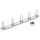 Triton RAC-VP-X16-A1 19" Kabelführungspanel 1HE, 6 Bügel mit Durchlass, grau