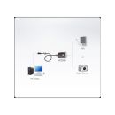 ATEN UC232A Konverter USB zu Seriell RS232 9pol Sub D Adapterkabel, 0,35m