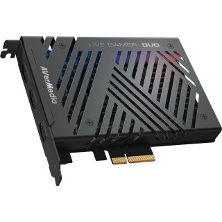 AVerMedia Live Gamer Duo - 2x HDMI IN Videoaufnahmekarte PCIe 4K60 HDR