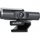 AVerMedia Webcam 4K Ultra HD IA - 4K Ultra HD Webcam mit KI Weitwinkel Autofokus