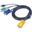 ATEN 2L-5302UP KVM Kabelsatz, VGA, USB, PS/2, Länge...