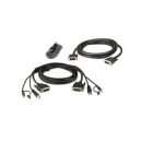 ATEN 2L-7D02UDX3 KVM Kabelsatz, USB DVI-D Dual Display...