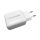 LC-Power LC-GAN-45, USB-Netzteil GaN, 1x USB-C, 1x USB-A, 45W, weiß