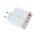 LC-Power LC-GAN-65, USB-Netzteil GaN, 2x USB-C, 1x USB-A,...