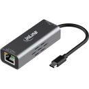 InLine® USB-C zu RJ45 PoE-Adapter, mit...