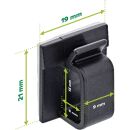 10er Pack InLine® Kabelmanager Klebesockel XL, Nylon,...