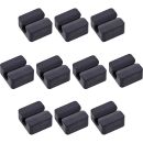 10er Pack InLine® Kabelclip, 1-fach, selbstklebend,...