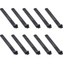 10er Pack InLine® Kabelbinder Silikon,...