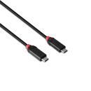 1m USB4 Typ C Kabel, 40Gbit/s, 240W PD, Black Line