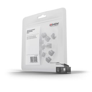 RJ45 Port Schloss (20 Stück) Erweiterungskit: Code SCHWARZ