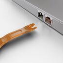 RJ45 Port Schlüssel mit 10 Schlössern, orange