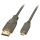 High-Speed-HDMI®-Kabel, Typ A/D (Micro), 0,5m