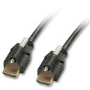 HDMI®-Kabel mit Ethernet & 2x Steckerschloss, Typ...