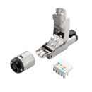 RJ-45 Cat.6/6A werkzeugloser Feldabschlussstecker