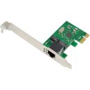 InLine® Gigabit Netzwerkkarte, 1x RJ45 1Gb/s, PCIe...