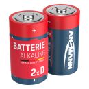 ANSMANN 1514-0000 RED Alkaline-Batterie, Mono (D), LR20,...