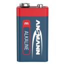 ANSMANN 1515-0000 RED Alkaline-Batterie, 6LR61, 9V-Block (E)
