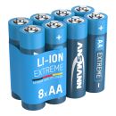 ANSMANN 1512-0012 Lithium Batterie Mignon AA, 8er-Pack