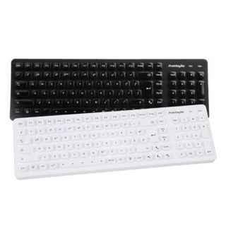 PrehKeyTec SIK 2500, US-Layout, Alpha, USB, schwarz