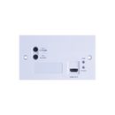 4K60 (4:2:0) HDMI over HDBaseT Wallplate Receiver with IR...