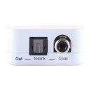 Coax to Toslink 2 Way Converter & Repeater - Cypress DCT-2