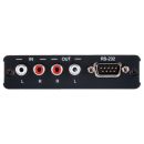 Analog Stereo Audio and RS-232 over CAT5e/6/7 Extender -...