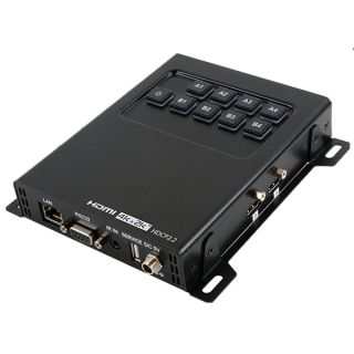 4 by 2 HDMI 4K UHD Wall Plate Matrix with HDCP 2.2 - Cypress CDPW-V4H2HP  (EOL)