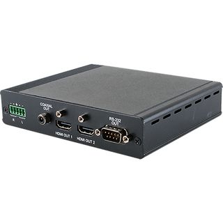 HDBaseT to Dual HDMI Receiver with Bi-directional 24V PoC and Audio De-embedding - Cypress CH-526RXPL