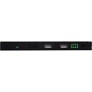 4K60 (4:2:0) HDMI over HDBaseT Slimline Receiver with IR, RS-232, PoH (PD), LAN & USB/KVM - Cypress CH-1528RX