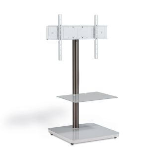 TV Standfuß, höhenverstellbar und drehbar, weiß