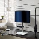 TV Standfuß, höhenverstellbar und drehbar, weiß