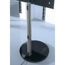 TV Standfuß, höhenverstellbar und drehbar, schwarz