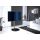 TV Standfuß, höhenverstellbar und drehbar, schwarz