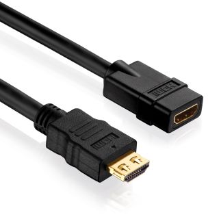 Zertifiziertes 4K Premium High Speed HDMI Verlngerungskabel ? 1,00m