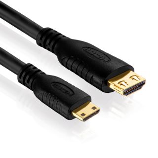 Zertifiziertes 4K Premium High Speed mini HDMI / HDMI Kabel ? 1,50m