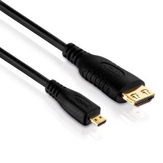 Zertifiziertes 4K Premium High Speed micro HDMI / HDMI Kabel ? 2,00m