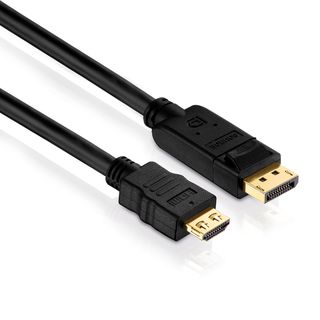 Zertifiziertes Aktives 2K DisplayPort / HDMI Kabel ? 1,00m