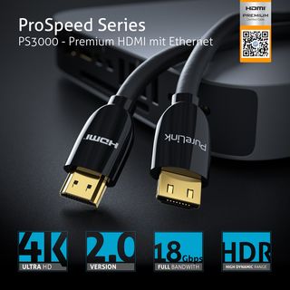 Zertifiziertes 4K Premium High Speed HDMI Kabel ? 3,00m