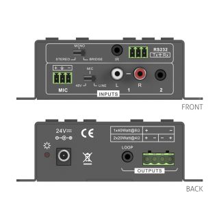 2x20W Class-D Audioverstrker