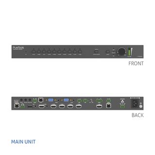 9x2 4K 18Gbps Multiformat Presentation Switcher mit Scaler Set
