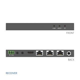 9x2 4K 18Gbps Multiformat Presentation Switcher mit Scaler Set