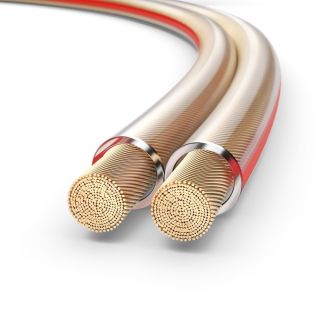 PureLink Lautsprecherkabel OFC 2x1,50mm² (0,20mm) - 15,0m, transparent