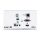 4K60 (4:2:0) HDMI over HDBaseT Wallplate Transmitter with IR, RS-232, PoH (PSE), LAN, USB/KVM & ARC (2 Gang UK) - Cypress CH-1602TXWPUK