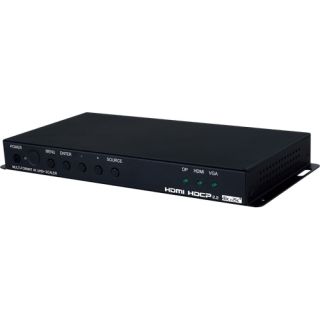 4K60 (4:4:4) 3×1 HDMI/DP/VGA to HDMI Scaler with Audio Insertion & Extraction - Cypress CSC-6010D  (EOL)