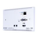HDMI over Cat5e/6/7 Wall-Plate Extender with LAN/...