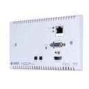 HDMI over Cat5e/6/7 Wall-Plate Extender with LAN/...