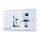 4K60 (4:2:0) HDMI over HDBaseT Wallplate Receiver with IR, RS-232, PoH (PD), LAN, USB/KVM & ARC (2 Gang UK) - Cypress CH-1602RXWPUK