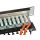 Cat.6 Patchpanel 24p STP 1HE Schwarz