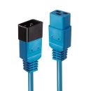 3m IEC-Verlängerungskabel, blau
