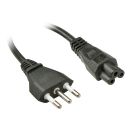 2m italienischer Netzstecker an IEC C5